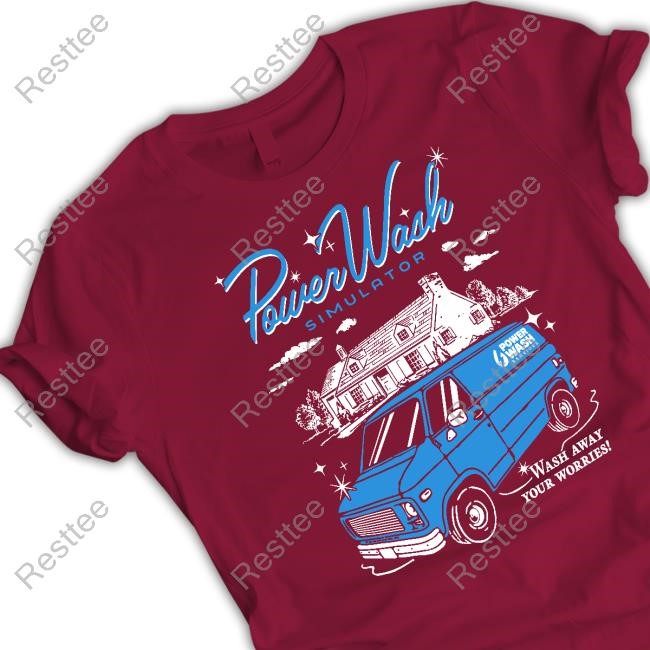 Fangamer PowerWash Simulator Wash Away Your Worries T-Shirt Wash Away Your Worries Tee