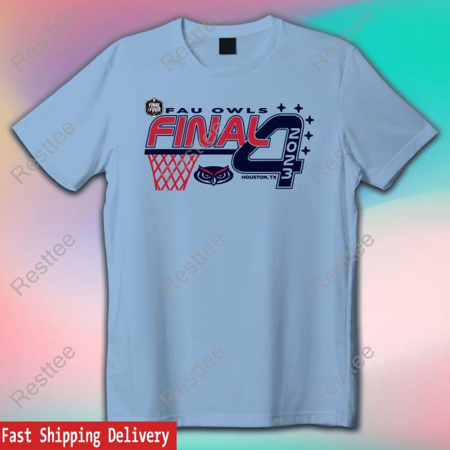 Official FAU Owls 2023 Final Four Oversized Sweatshirt NCAA FAU Owls 2023 Final Four Oversized Long Sleeve T Shirt