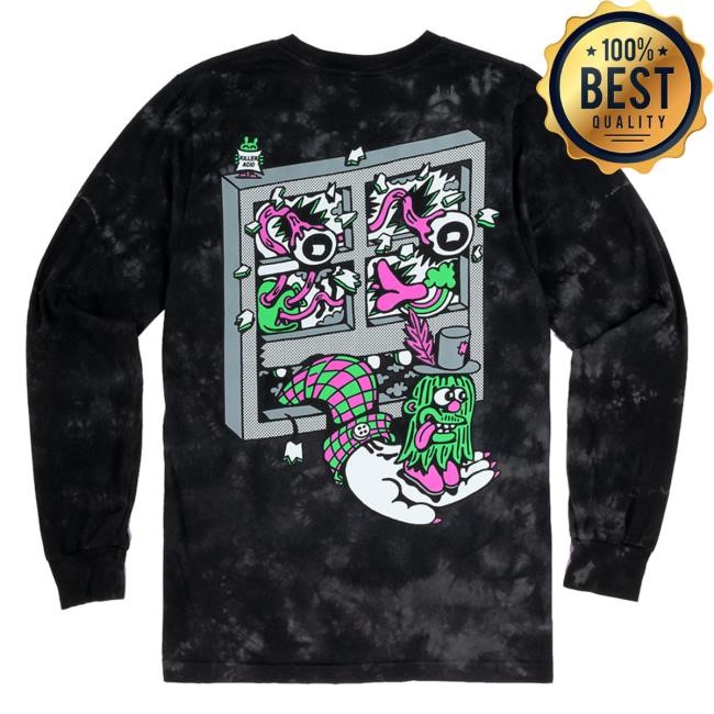 Official Meow Wolf Store Shop Merch MeowWolf Killer Acid X Mw Take The Leap Long Sleeve T-Shirts Meow Wolf Apparel Clothing