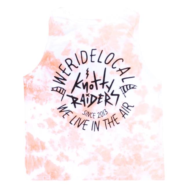 Official We Ride Local Knotty Tie Dye Basketball Jersey Tank Shirt