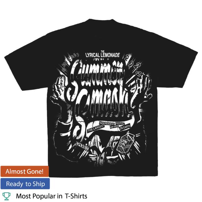 Official The Summer Smash Shop Mind Blowing Line Up Tees