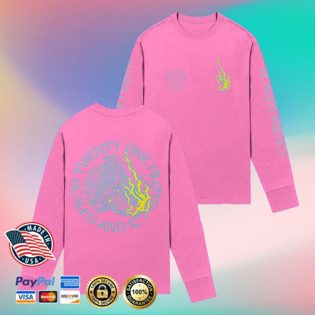 Official 21 Pilots Apparel Clothing Store Merch Twenty One Pilots Scaled And Icy Flame Dragon Long-Sleeve TwentyOnePilots 21Pilots Shop