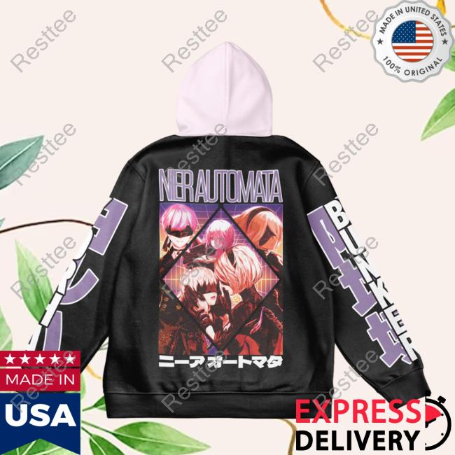 Official Anime Ape Clothing Yorha Units Nier Automata Streetwear Sweater Animeape