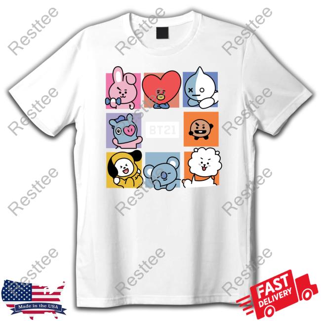 BT21 Long Sleeve Tee Space Jj Namedillegirl