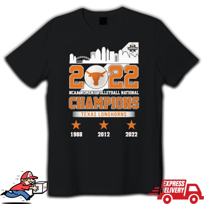 2022 Ncaa Women’s Volleyball National Champions Texas Longhorn Skyline Long Sleeve Shirt