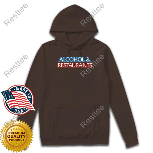 Official Alcohol And Restaurants Tee Shirt