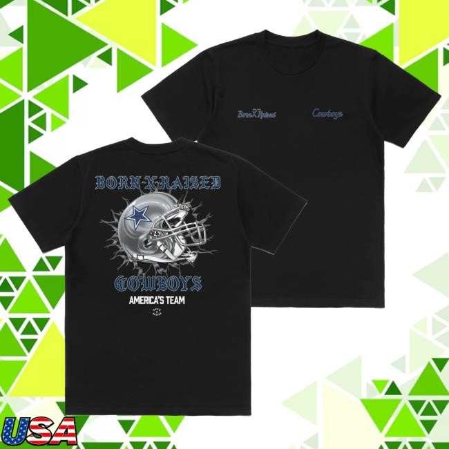 Born X Raised + Dallas Cowboys Helmet Shirt Born X Raised + Dallas Cowboys Helmet T Shirt