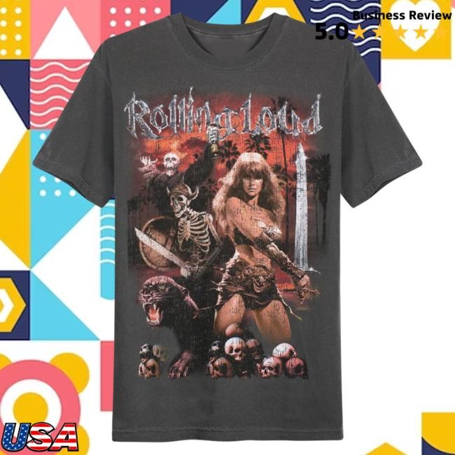 Official Rolling Loud Merch Store Shop Rolling Loud RL Armagedon Washed Black Lineup Tshirt RollingLoud