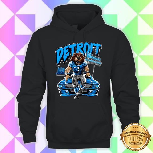Official Detroi Woodward All American Road Crewneck Sweatshirt