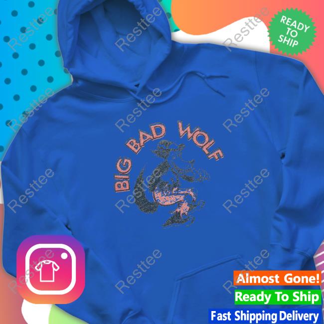 Big Bad Wolf Shirt Shop Disney Official Big Bad Wolf Hooded Sweatshirt
