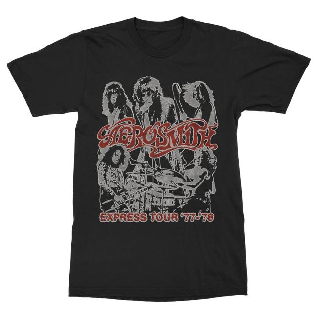 Official Aerosmith Store Express Tour '77-'78 Shirts