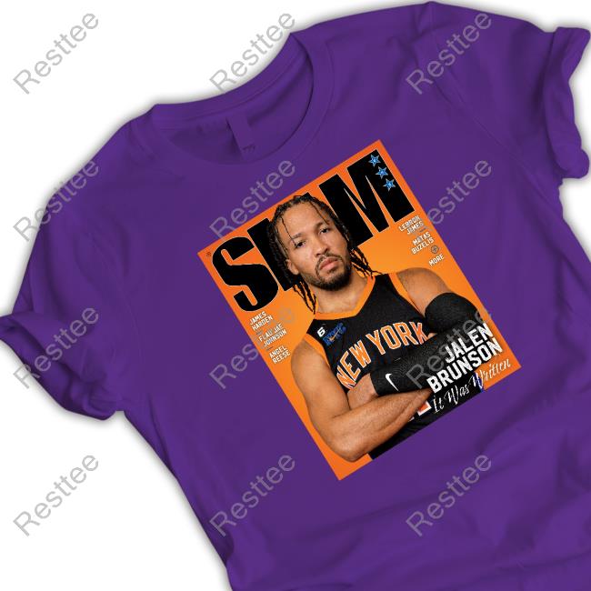 Slam Magazine Brunson Tee Shirt Josh Hart Slam Magazine Brunson Shirt