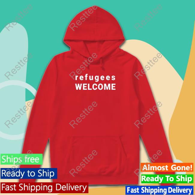 Refugees Welcome T Shirt Official Wemakegood Merch Refugees Welcome Tee