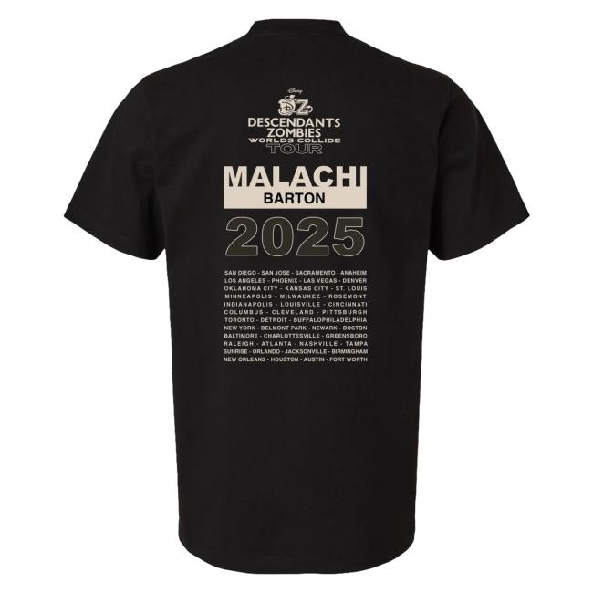 Official Worlds Collide Malachi Barton Cast Top Shirt