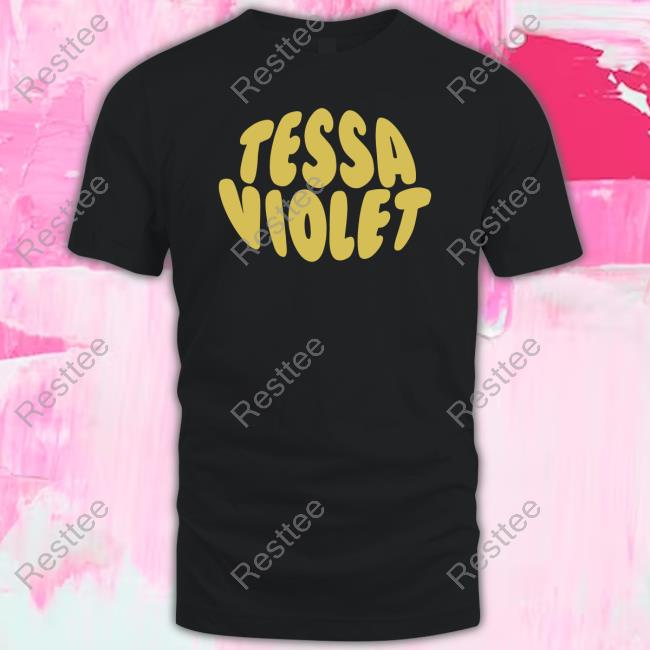 Tessa Violet Bubble Text Tee Tessa Violet Store Bubble Text Shirts
