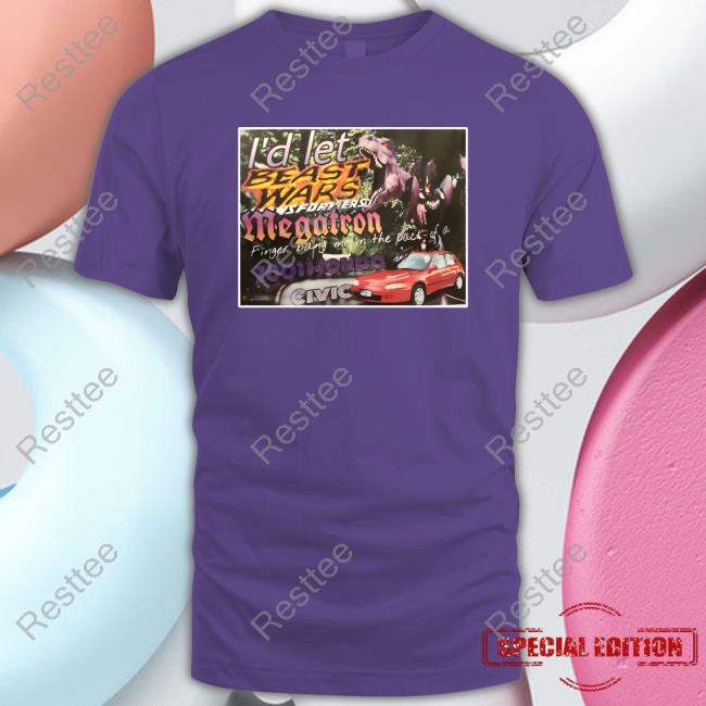 Official I'd Let Beast Wars Megatron Crewneck Sweatshirt