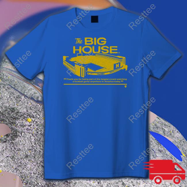 Official Michigan Football The Big House Shirt