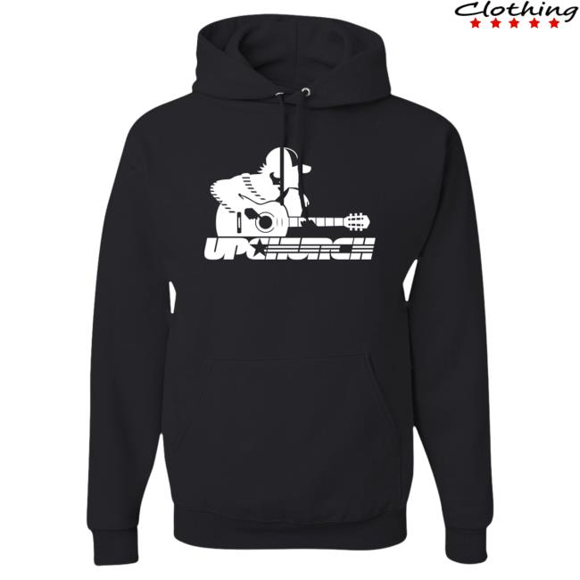 Official Upchurch Merch Store Shop Upchurch Black Logo Popover Sweatshirt
