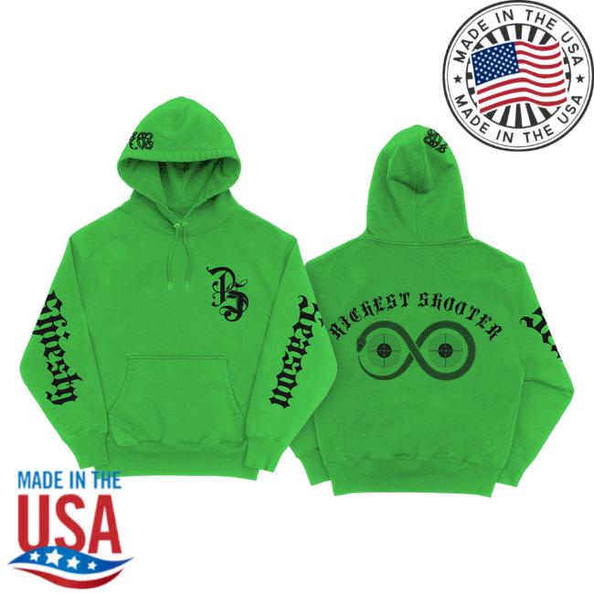 Official Pooh Shiesty Clothing Store Merch Shiesty Gothic Green Sweatshirts PoohShiesty Shop