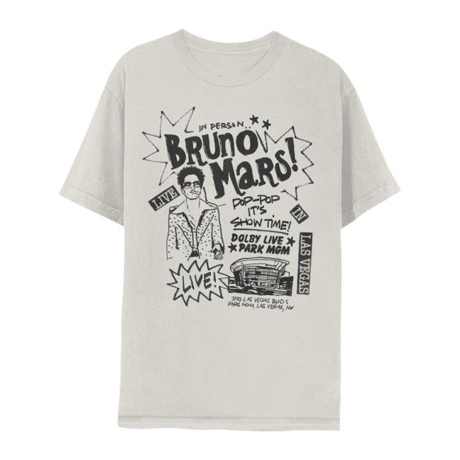 Bruno Mars Official Merch Store – Bruno Mars Live Tshirt Bruno Mars Official Merch Store – Bruno Mars Live Tee