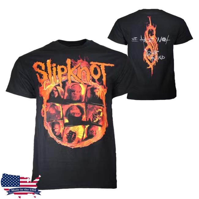 Official Indie Merch Store Slipknot "We Are Not Your Kind Fire" Popover Shirt IndieMerchStore