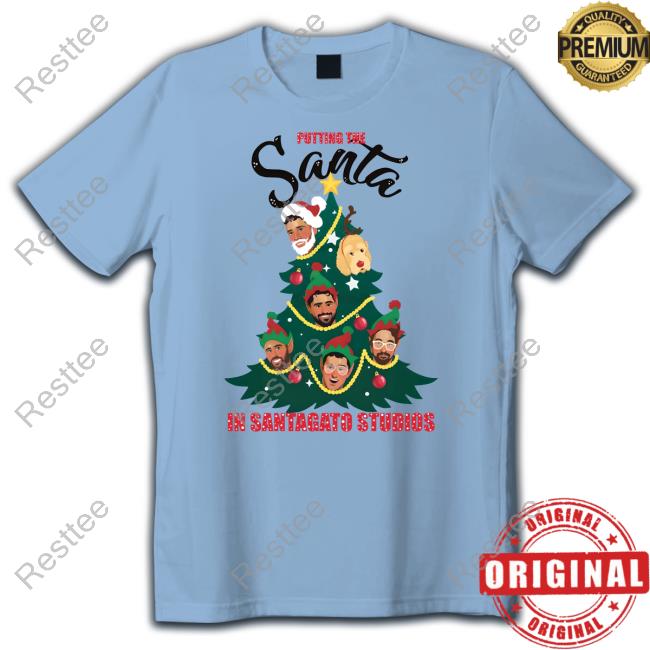 Official Santagato Studios Merch Putting The Santa In Santagato Studios Sweatshirt