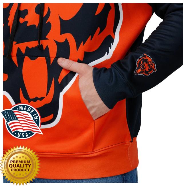Official Foco Merch Store Shop Foco Chicago Bears Bold Logo Hooded Sweatshirt Foco Apparel Clothing Official Foco Merch Store Shop Foco Chicago Bears Bold Logo Sweater Foco Apparel Clothing