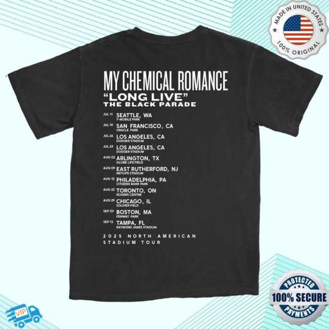 Official My Chemical Romance Shop The Dictator Tour New Shirt