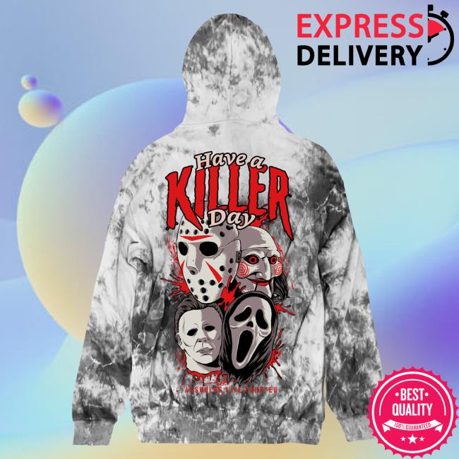 Official Linda Finegold Merch Store Have A Killer Day Long Sleeve Hot Shirt Raincloud Tie Dye Lindafinegold Shop Tie-Dye