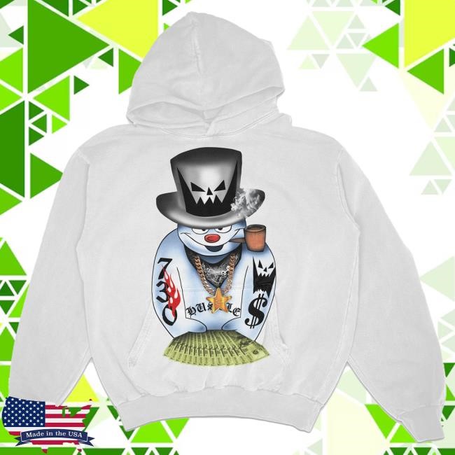 Official Asspizza Frosty Fresh Blank Popover Hoodie Official Asspizza Frosty Fresh Blank Hooded Sweatshirt