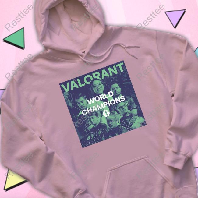 VALORANT World Champions 2023 Tee Official Evil Geniuses Merch VALORANT World Champions 2023 Tee