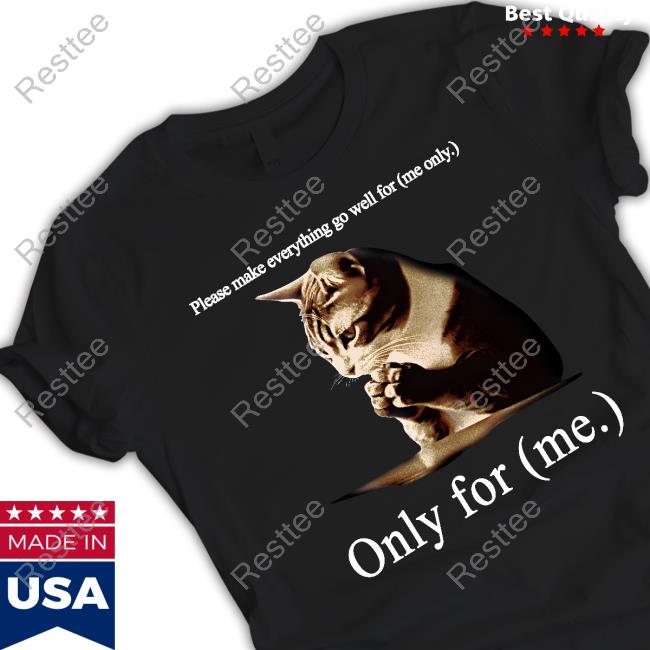Itzavibe Merch Praying Cat Only For Me Hoodie
