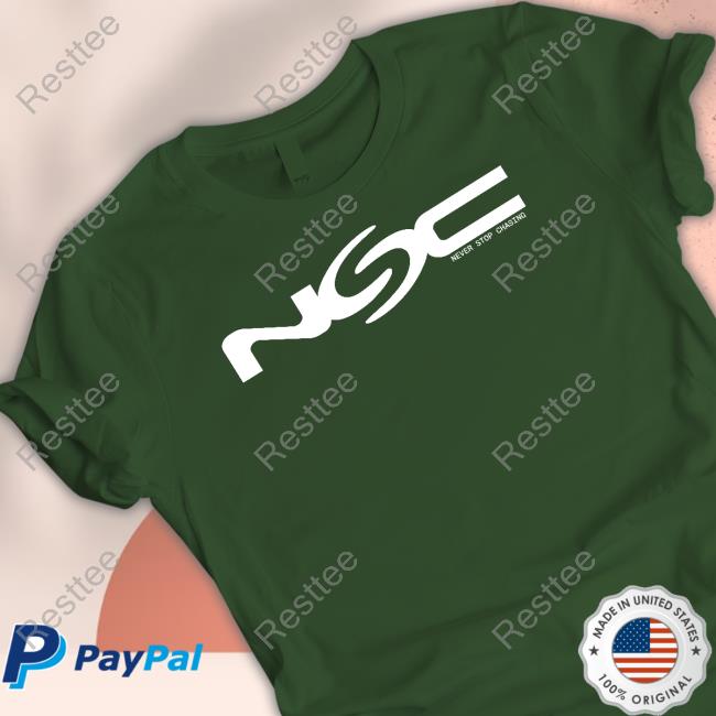 Nsc Bold Never Stop Chasing Black Sweatshirt
