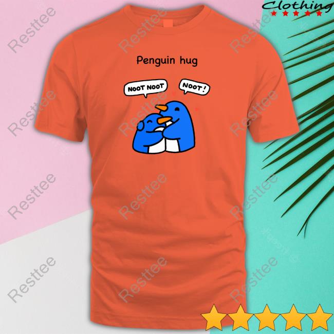 Greb Comics Penguin Hug Tee Shirt