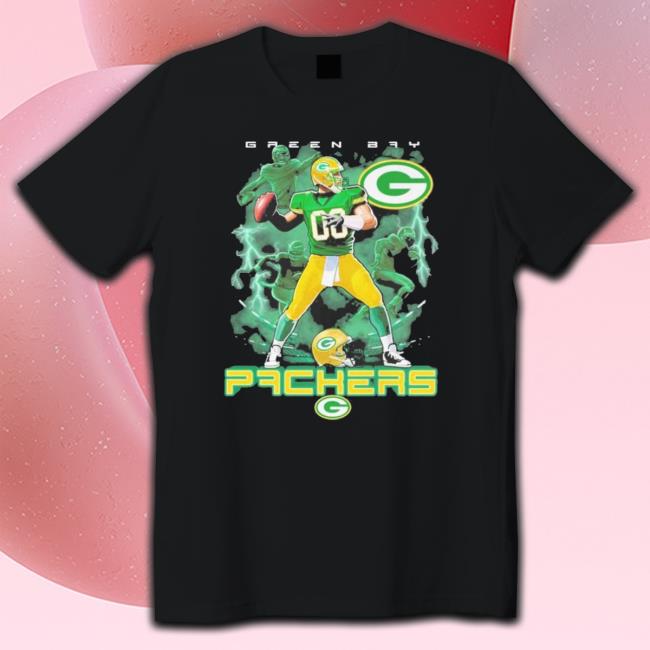 Green Bay Packers Player 00 Logo Tee Shirt Green Bay Packers Player 00 Logo Long Sleeve Shirt