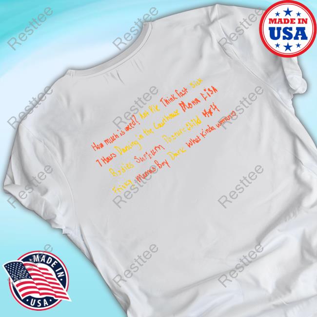 Dominic Fike Merch Df Tracklist Sweatshirt Dominic Fike Merch Df Tracklist Tee Shirt
