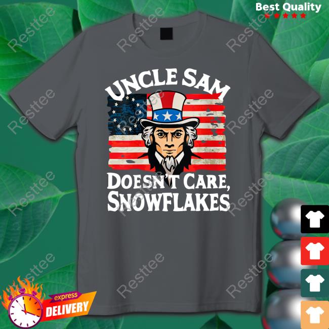 Official Uncle Sam Doesn't Care Snowflakes T Shirt