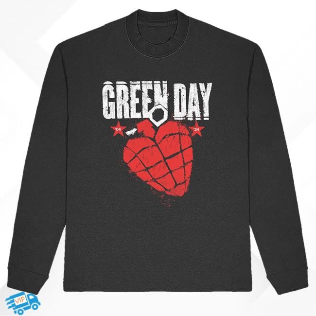 Greenday 20 Years Of Idiot L/S Shirt Greenday 20 Years Of Idiot LS Tee