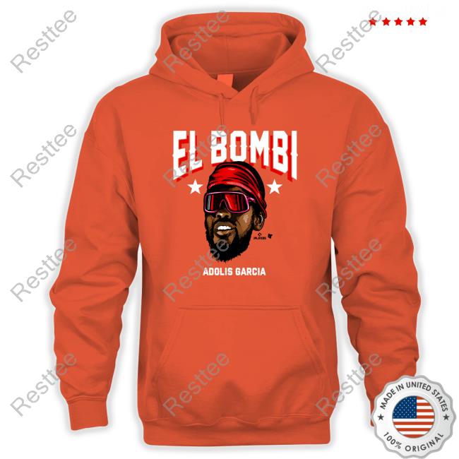 Official BreakingT Adolis García: El Bombi Long Sleeve Tee Bob Sturm Adolis García: El Bombi T-Shirt BreakingT