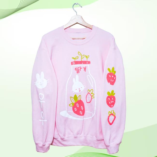 Ohmonah Shop Merch Strawberry Milk Sweater