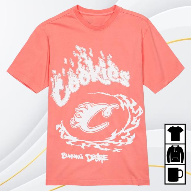 Official Cookies Merch Store Cookies Spring 2 Slow Burn Pigment S/S Popover Shirt Salmon Apparel Clothing Shop Cookiessf