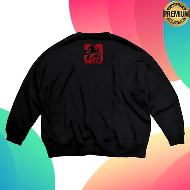 Official Godzilla Merch Store Godzilla vs. Destoroyah 30th Anniversary Scene Illustration Sweatshirt 3 (Godzilla & Destoroyah)