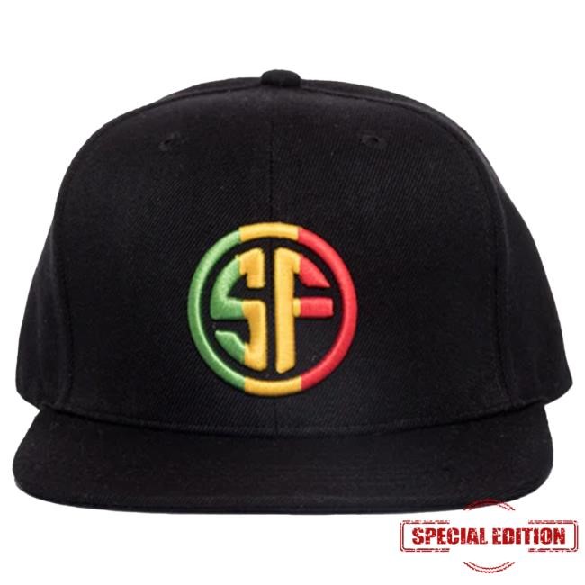Stick Figure Red Gold Green SF Hat Stick Figure Merch Store Official