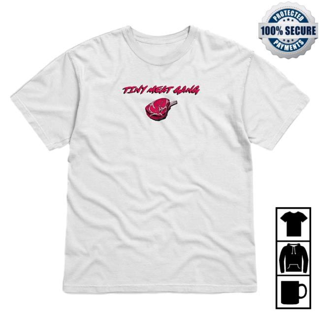 Official Tmg Studios Merch Tmg Studios Tiny Meat Gang | White Attractive Shirt