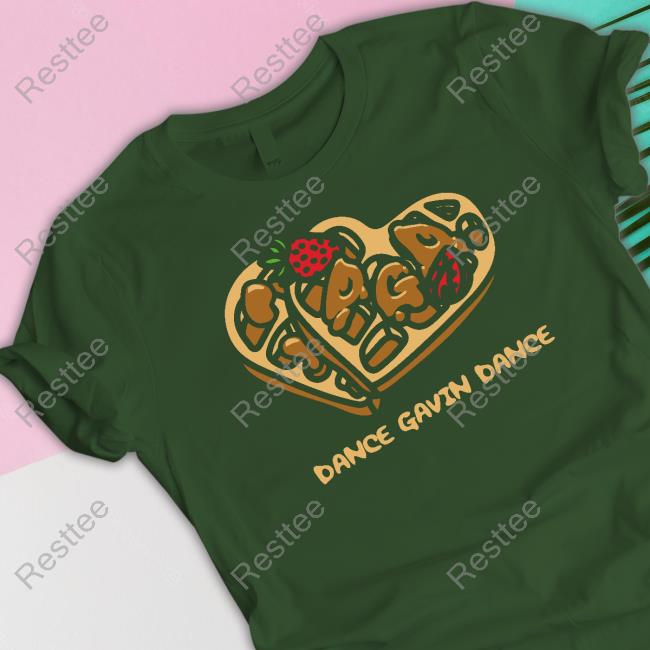 Official Dance Gavin Dance Merch Waffle Black Shirt Dance Gavin Dance Waffle Black Tee Shirt