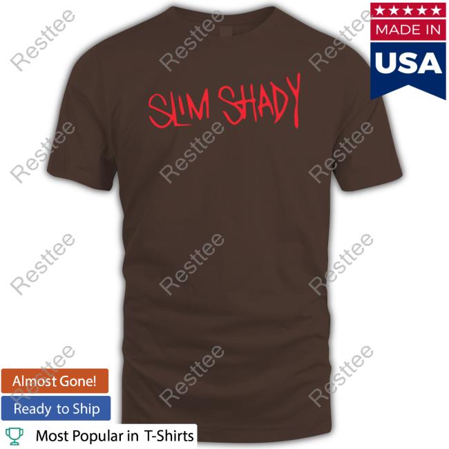 Official Eminem Merch Slim Shady Shirts Eminem Slim Shady Tee