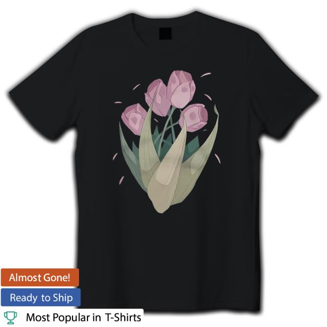 Tulips Long Sleeve T Shirt Guqqie A Bundle Of Pink Tulips Tee
