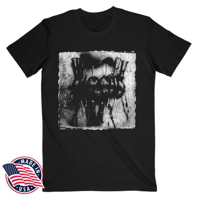 Official Slayer Clothing Store Shop Merch Needle Lips Tee Shirt