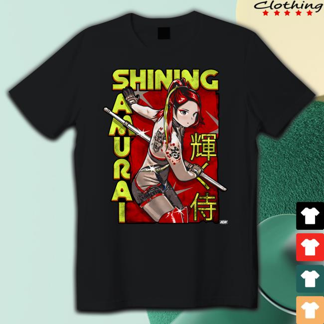 Hikaru Shida Shining Samurai Anime Tee