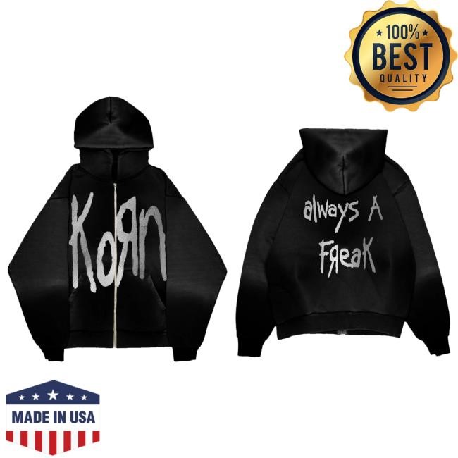 Official Korn Merch Store Korn Freak Zip Up Attractive Hoodie Official Korn Merch Store Korn Freak Zip Up Hood